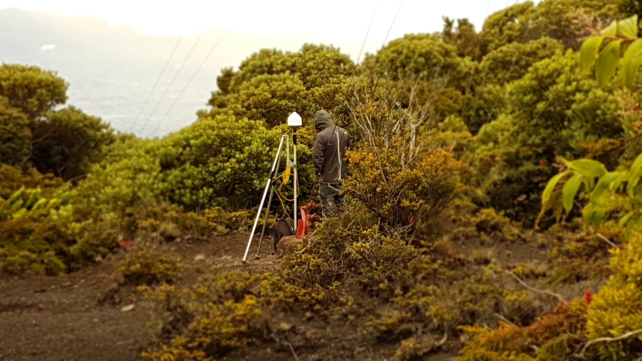 Mediciones estatica rapida GNSS en el Paramo.